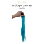 1 inch Colour hair strip - Light blue | 100% Human Hair | 14-26 Inch | Straight & Wavy