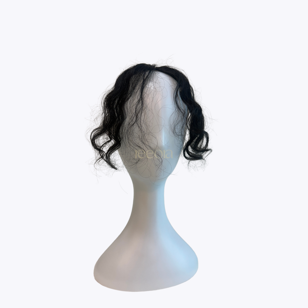 Bangs | Lace Bang Extension for Face Framing | 100% Human hair | Straight & Wavy