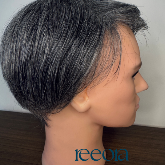 Machine Made Straight Grey 8 inch