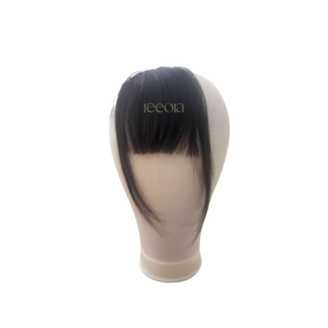 Forehead Bangs | 100% human hair | High density | Natural black