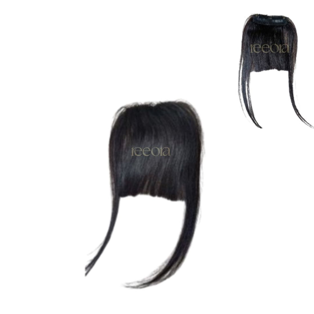Forehead Bangs | 100% human hair | High density | Natural black