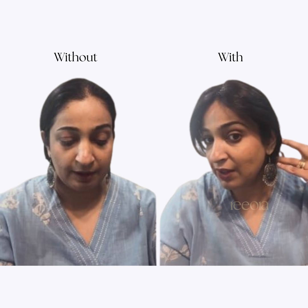 Bangs | Lace Bang Extension for Face Framing | 100% Human hair | Straight & Wavy
