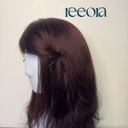 Deep and Rich Auburn Wig, Machine Made and 16 inchs