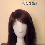Deep and Rich Auburn Wig, Machine Made and 16 inchs