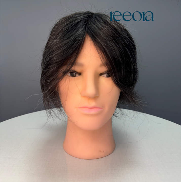 Grey 8X10 Toupee Long hair Mirage Toupee for men