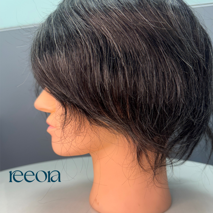 Grey 8X10 Toupee Long hair Mirage Toupee for men