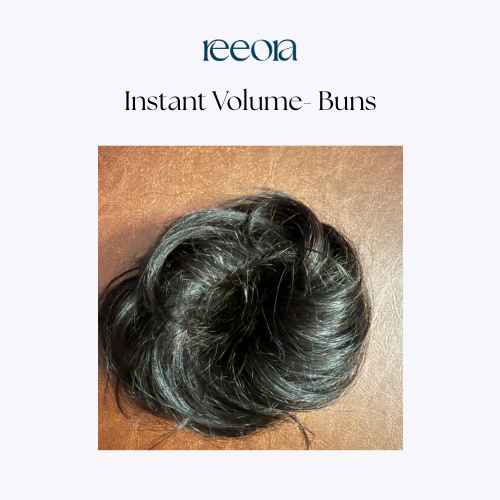 Quick updo/bun style for volume or coverage – Bun 35 gms