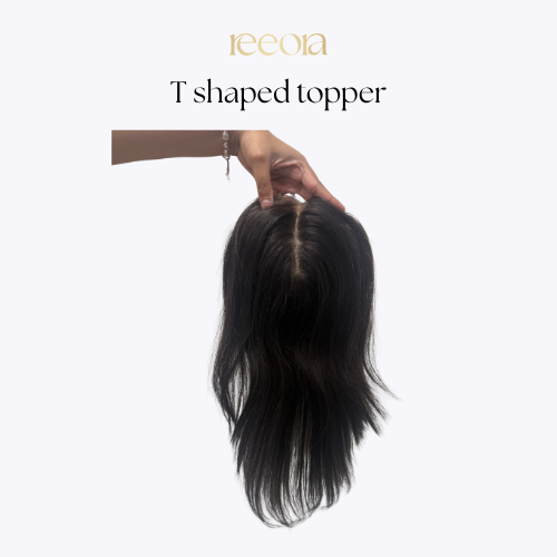 P5 | Frontline Topper Narrow — Silk Base Human Hair Topper