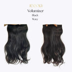 Hair Volumizers | Black Colour | Remy Hair Thick hair only | Hair Extensions in Straight, Curly & Wavy textures| Hair length 14"-24"