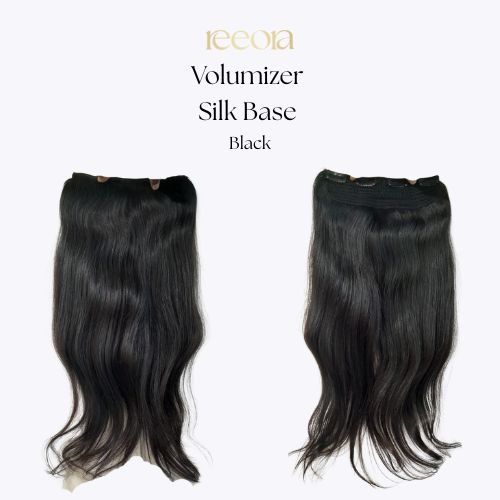Hair Volumizers | Black Colour | Remy Hair Thick hair only | Hair Extensions in Straight, Curly & Wavy textures| Hair length 14"-24"