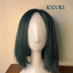 Lace and Silk Base, Machine Made  Voluminous Long Bob st 14 inchs