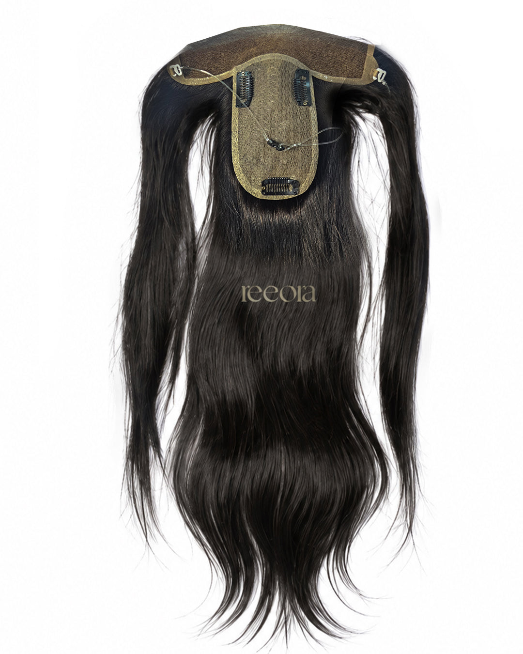 Frontline Hair Topper - Narrow | Hairline Thinning & Grey Coverage | Lace & Silk
