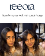 Long Clip-In Bangs with 2 clips - 100% Human Hair Extensions | Natural Looking Hairstyle Boosters