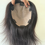 7x8 inch Silk Base | Full Crown topper | Realistic hairline | Human hair topper for Women