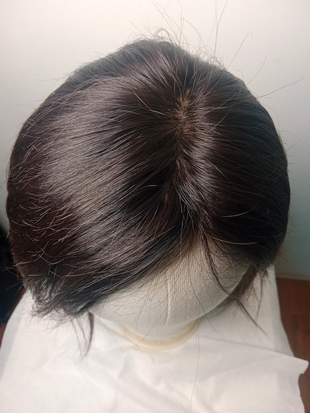 Half Wig for Women | Crown & Side Thinning Volume & Length | Silk base