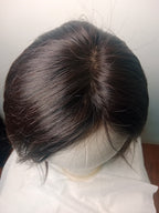 Half Wig for Women | Crown & Side Thinning Volume & Length | Silk base