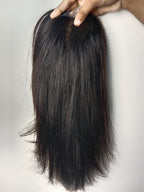 Half Wig for Women | Crown & Side Thinning Volume & Length | Silk base