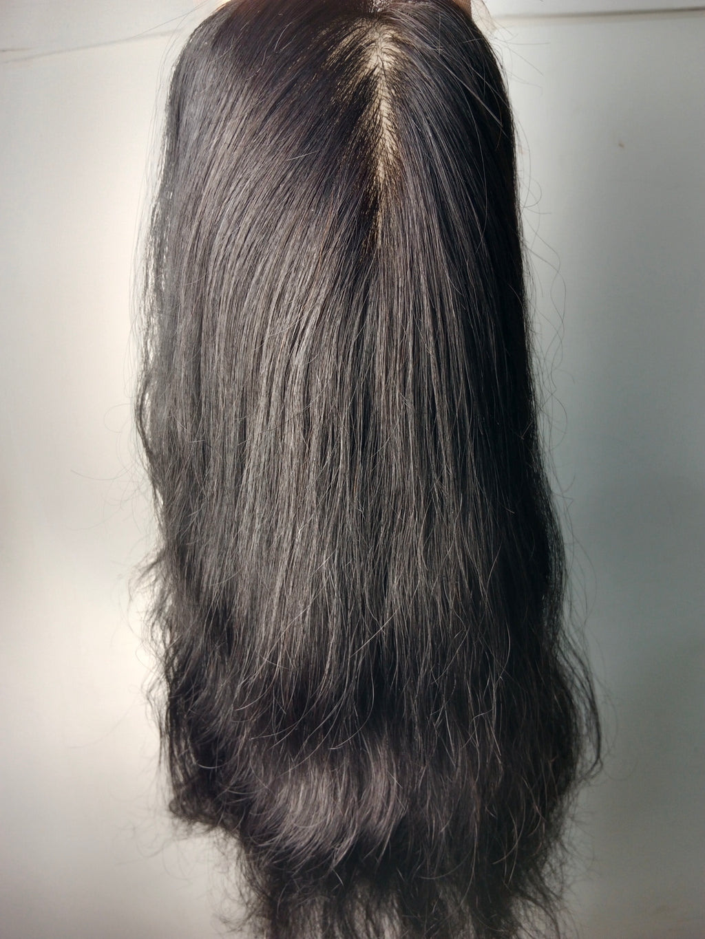 Half Wig for Women | Crown & Side Thinning Volume & Length | Silk base