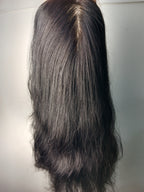 Half Wig for Women | Crown & Side Thinning Volume & Length | Silk base