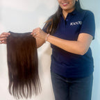 Hair Volumizers | Brown Colour | Remy Hair Thick hair only | Hair Extensions in Straight, Curly & Wavy textures| Hair length 14"-24"