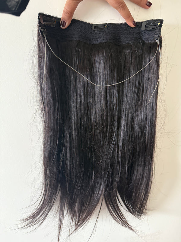 Back Hair Volumizer for Women with Halo - Straight