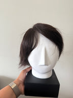 7x8 inch Silk Base | Realistic hairline | Human hair topper for Men