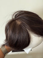 7x8 inch Silk Base | Realistic hairline | Human hair topper for Men