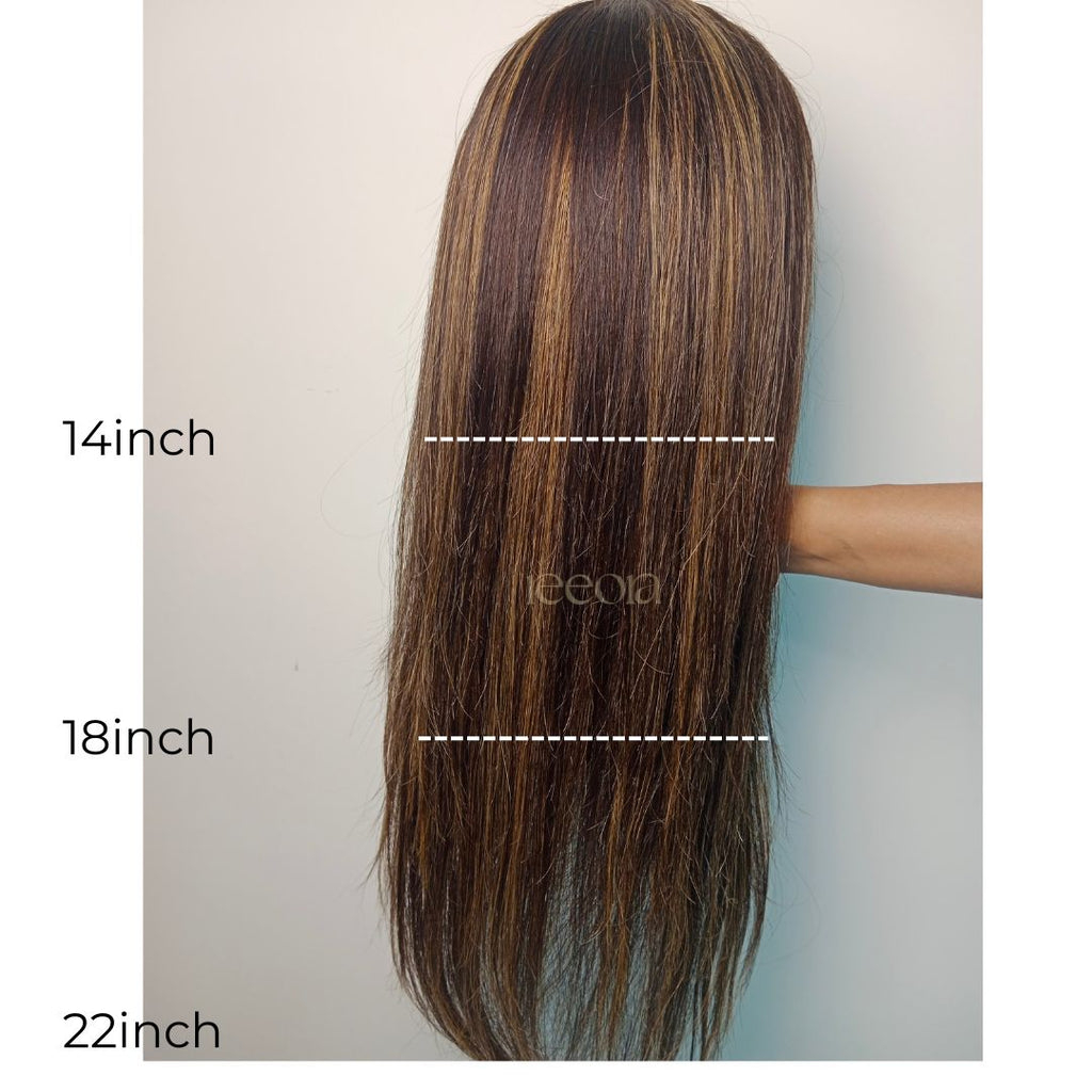 Amber wig | Honey Caramel highlights | Lace Front & Crown | Fifty50 wig