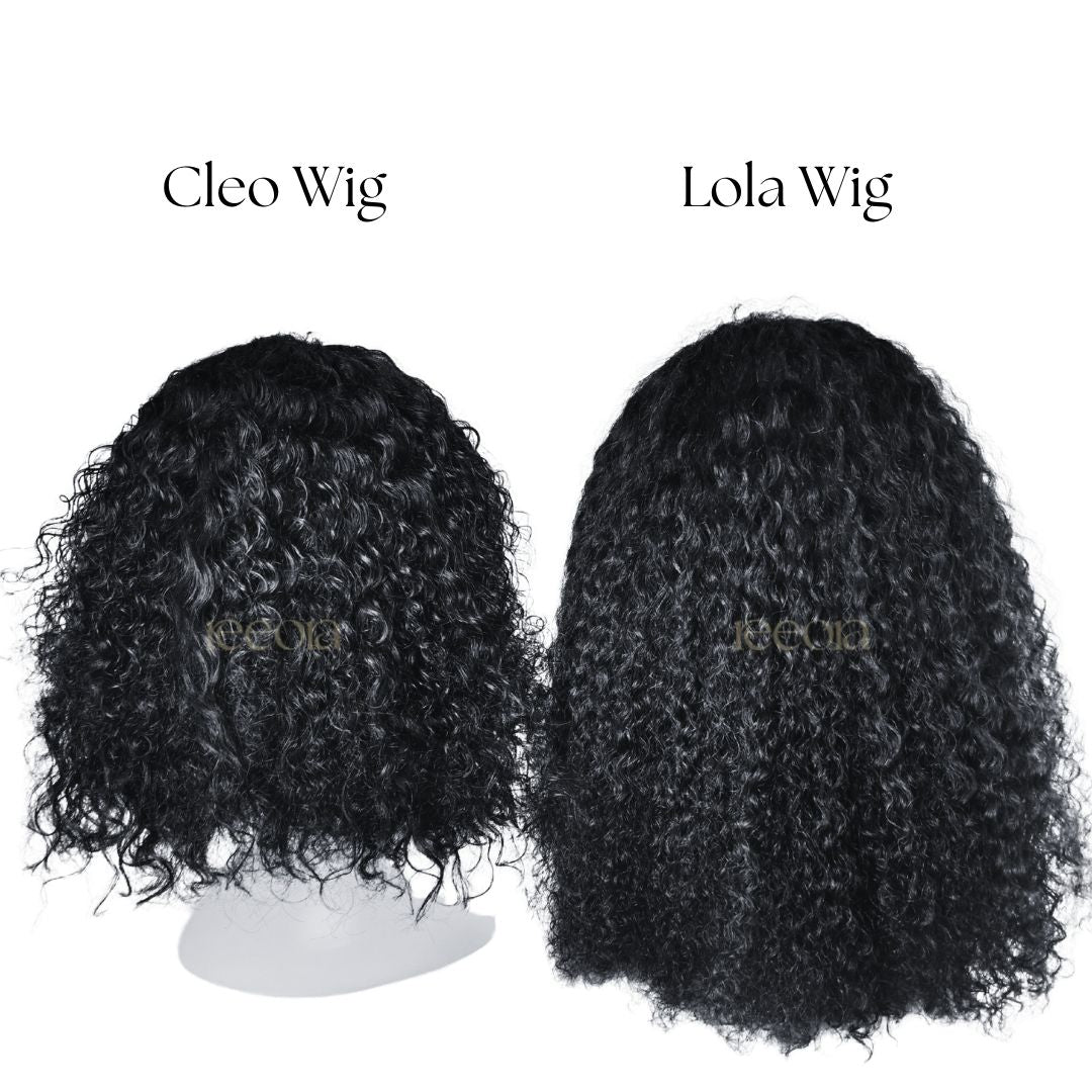 Lola | Curly hair wig | Basic Plus wig with partition flexibility | Lace front | Jet Black