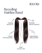 Receding Band - Large | Lace Hairline Band | 100% Human Hair | For Receding Hairlines