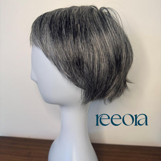 Short Grey Bob for Women 8 inch 
