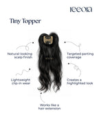 Tiny Topper | Frontal Thinning & Face-Framing Coverage | Silk Base