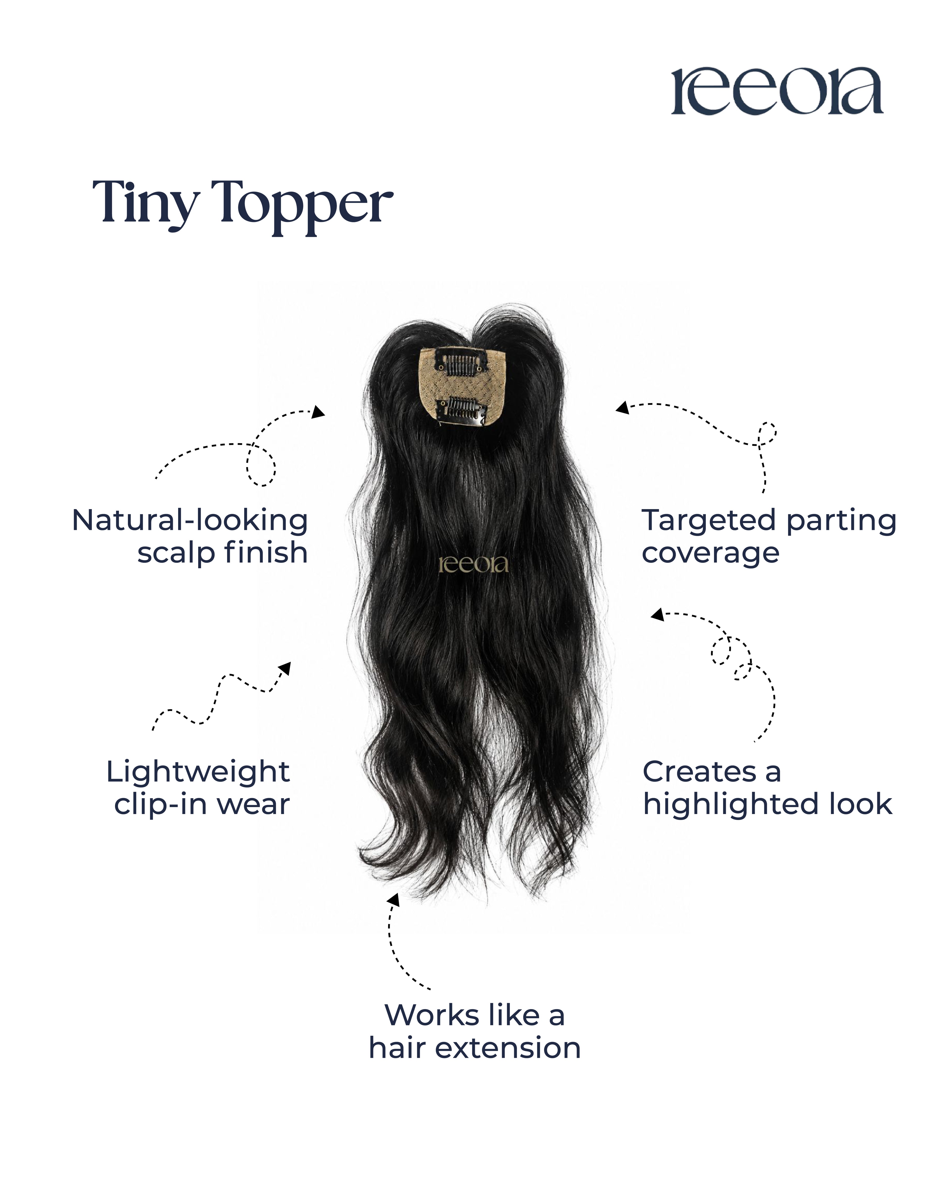 Tiny Topper | Frontal Thinning & Face-Framing Coverage | Silk Base