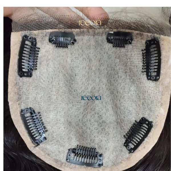 5x5 Silk Base Lace Front Human Hair Topper For Women I Natural Hairline I Hair Extensions