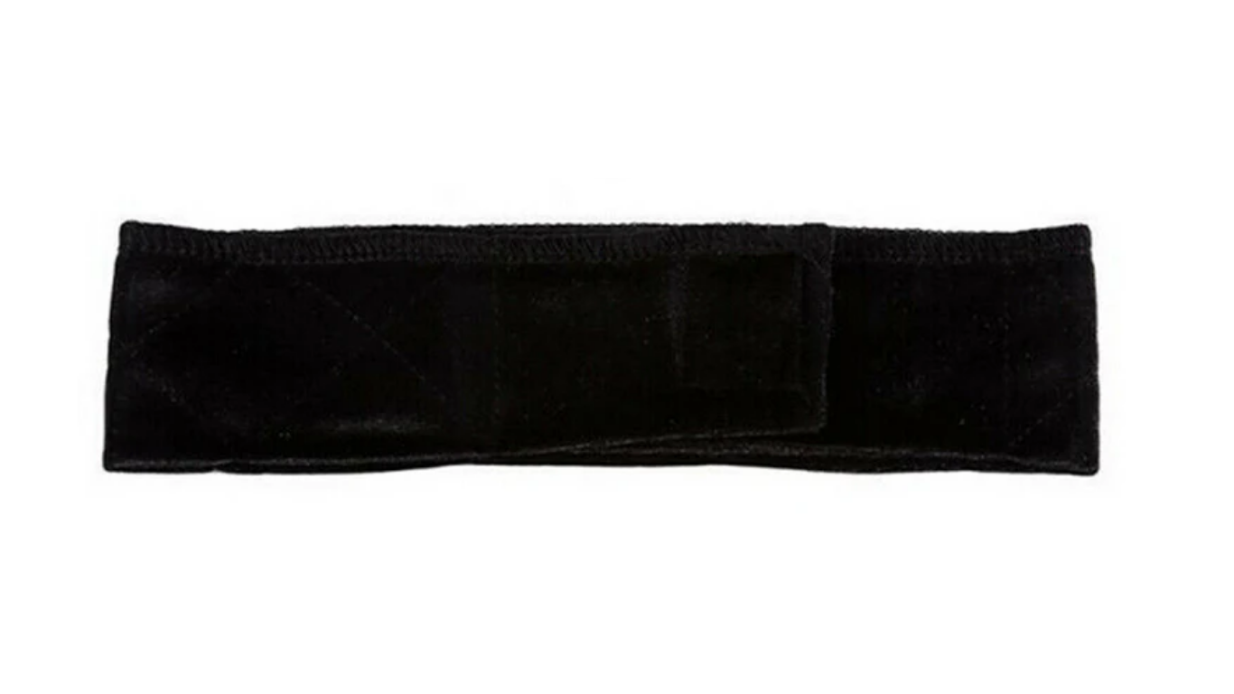 Wig Grip - Adjustable Velvet band - Black & Beige