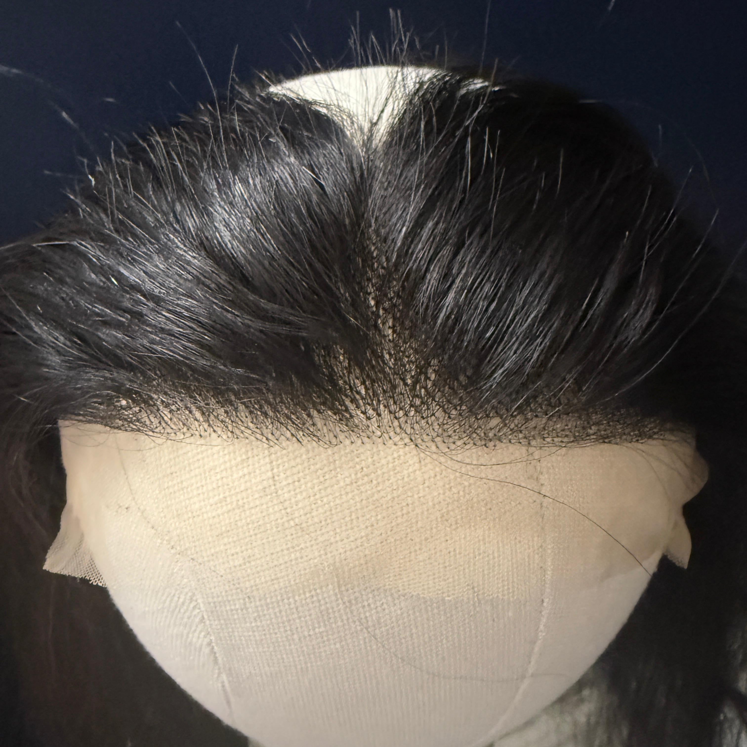 Receding Hairline Band For Women I Natural Coverage I 100% Natural brown Human Hair