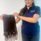 Hair Volumizers | Brown Colour | Remy Hair Thick hair only | Hair Extensions in Straight, Curly & Wavy textures| Hair length 14"-24"