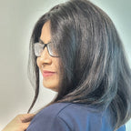 Short Bob Straight hair - Silk base - Realistic scalp line - Natural black