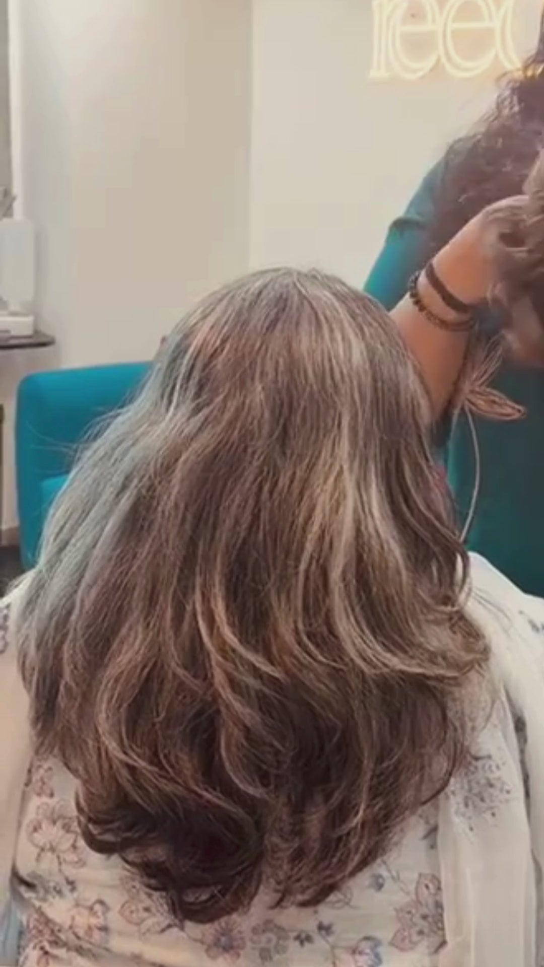 Messy Bun Scrunchie - Grey