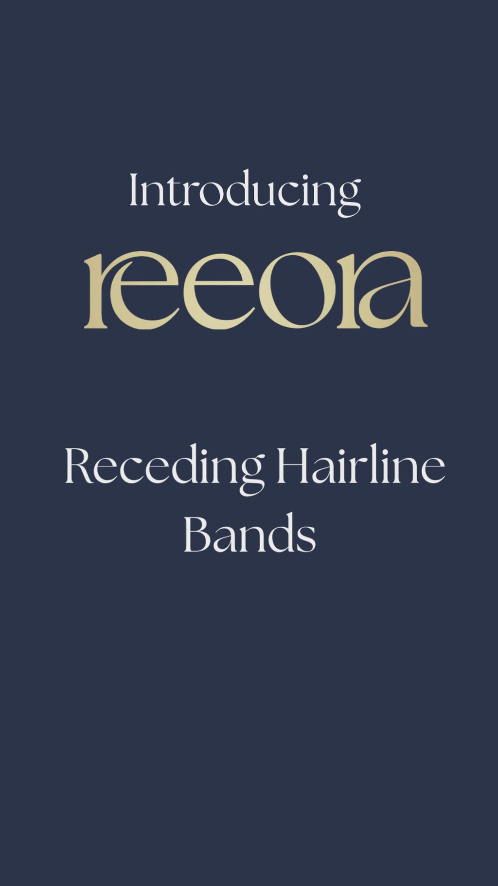 Receding Hairline Band For Women I Natural Coverage I 100% Natural brown Human Hair