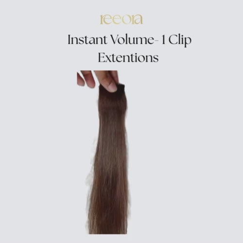 One clip extension brown colour video