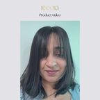 3x5 Silk Base topper with bangs - Black - Human Hair Topper For Women - Great to cover wide center partition (Copy)