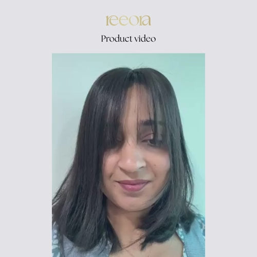 3x5 Silk Base topper with bangs - Black - Human Hair Topper For Women - Great to cover wide center partition (Copy)