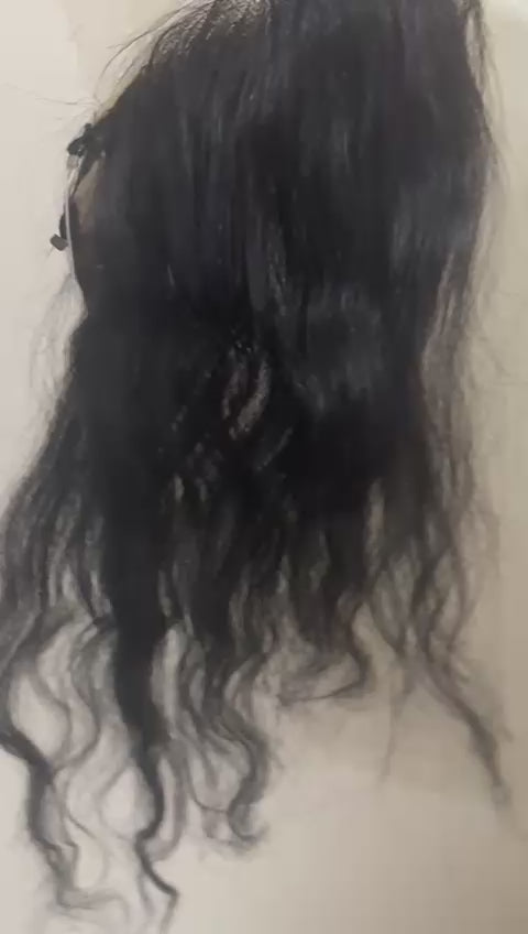 Receding Hairline Band For Women I Natural Coverage I 100% Natural brown Human Hair