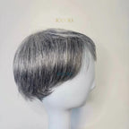 Black and White Pixie Cut 8 inch