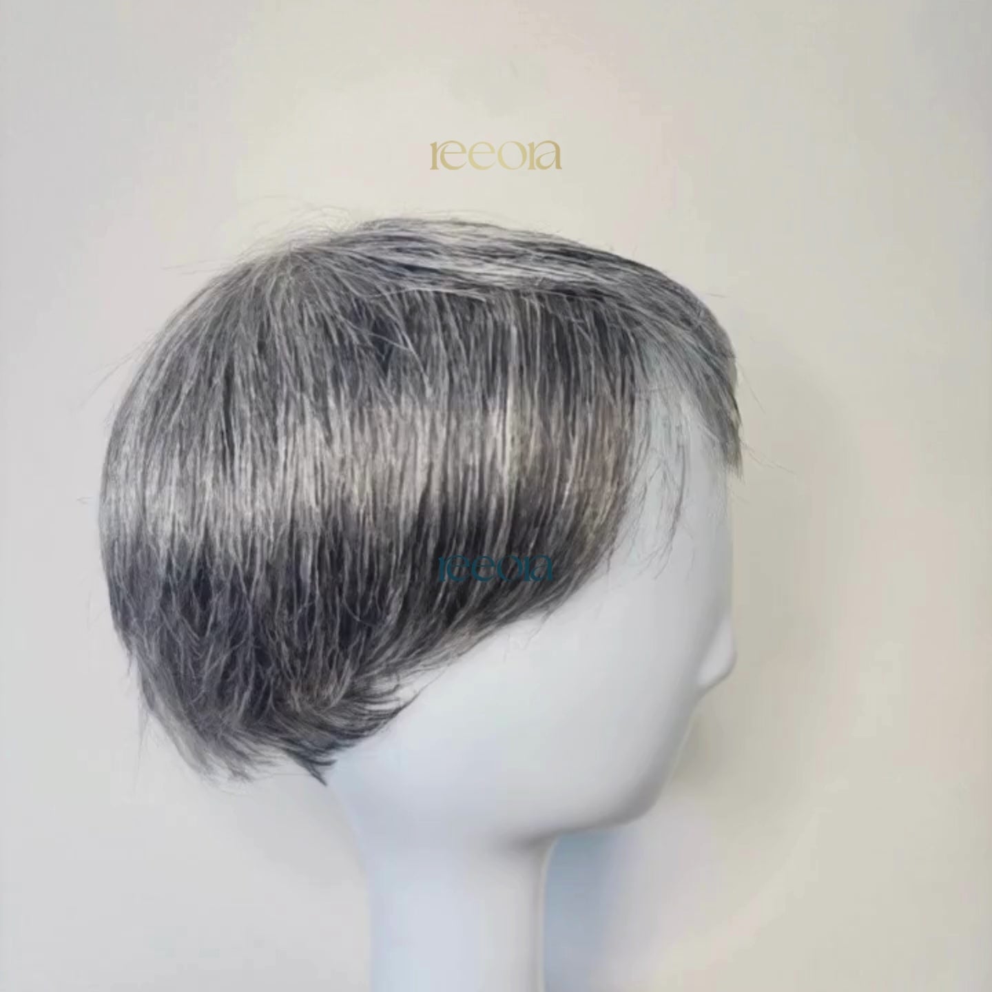 Black and White Pixie Cut 8 inch