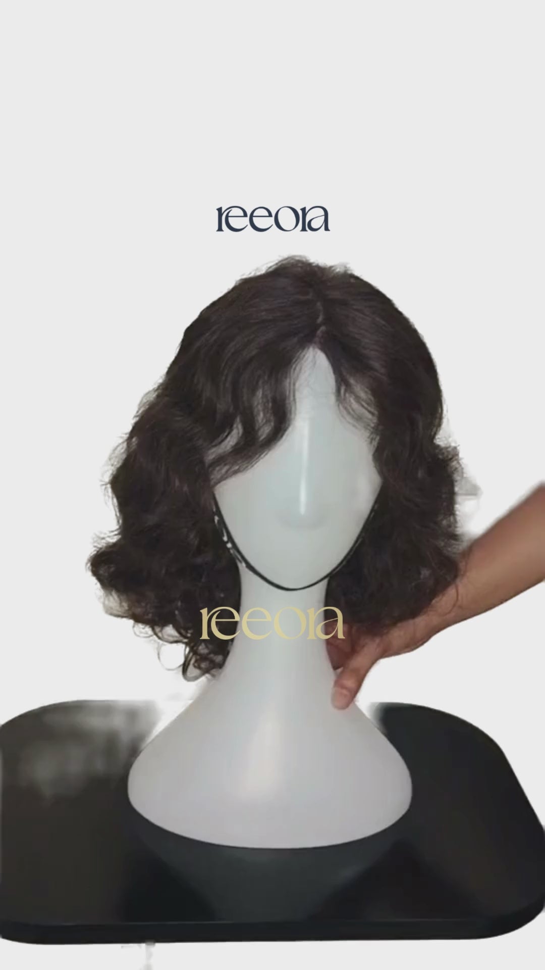 Curly Brown Bob 16 inch