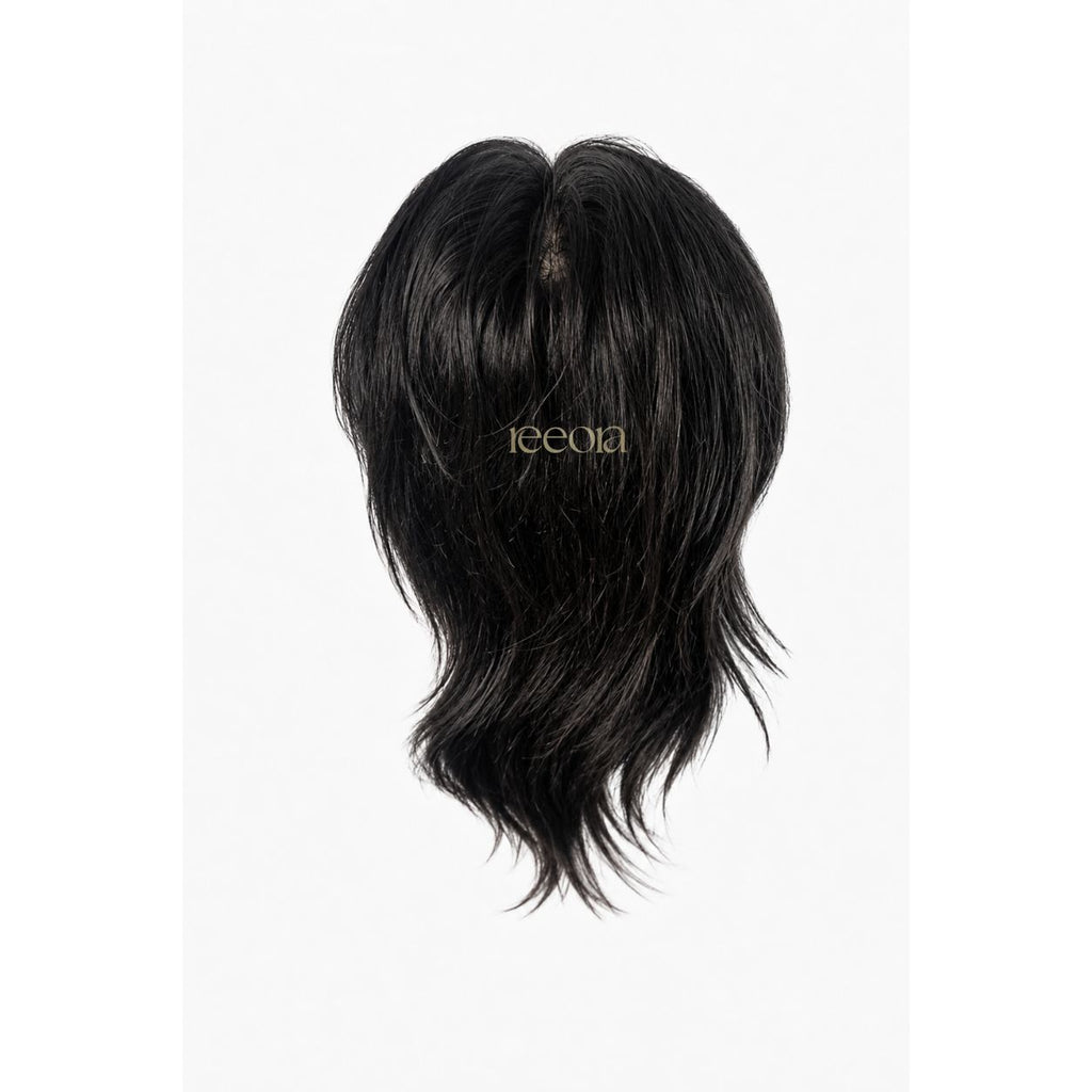 Half Wig for Women | Crown & Side Thinning Volume & Length | Silk base