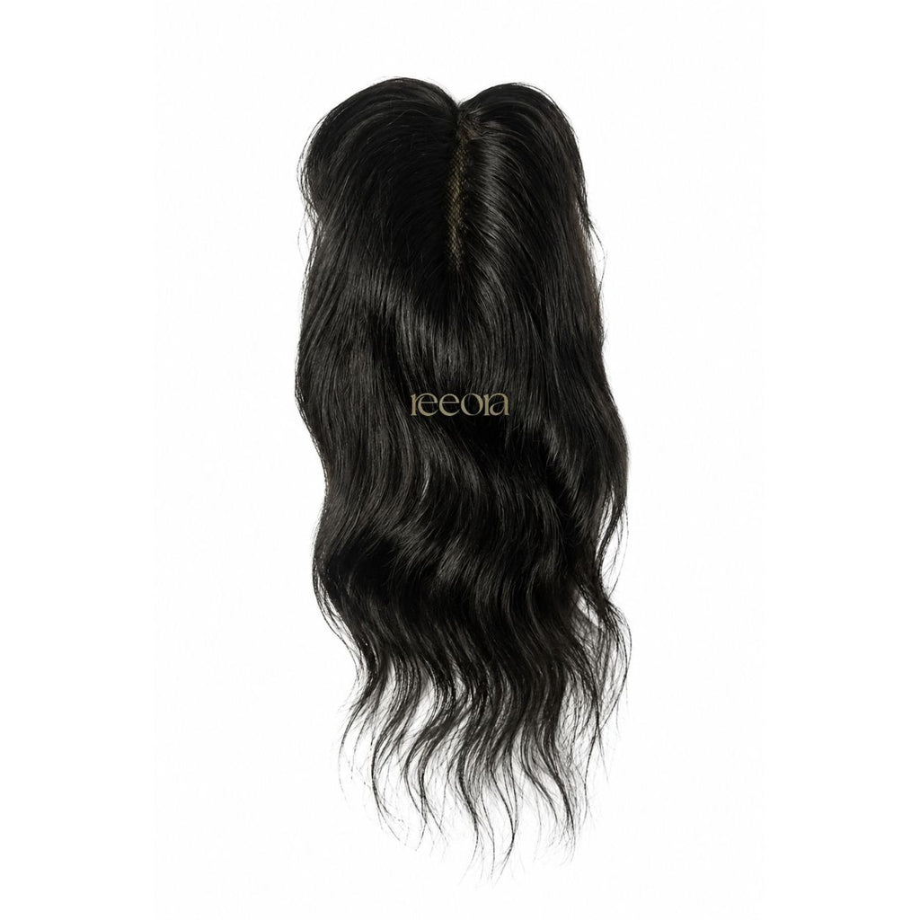 Scalpline topper - Narrow Parting coverage | Central Scalp Thinning Coverage | Lace Base